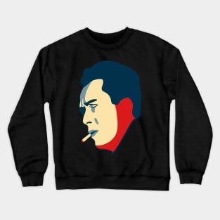 Albert Camus - French Philosophy Existentialist - Red Blue Edition Crewneck Sweatshirt